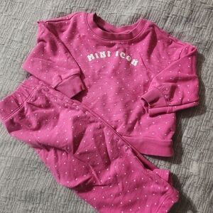 Carter's Pink Polka Dot Kids Matching Set